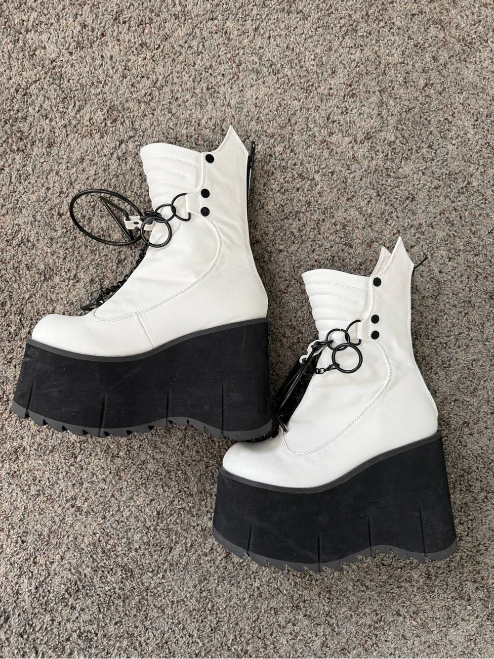 *FLAWED* Demonia Kera-130 Platform Calf High Boots